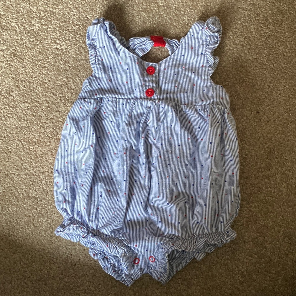 Cat & Jack baby girls 4th of July outfit